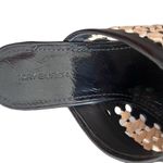 Tory Burch Woven Raffia Wedges 70mm Black Size 6.5 Photo 5