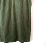 Forever 21 Olive Green Velvet Strappy Mock Neck Mini Dress Photo 4