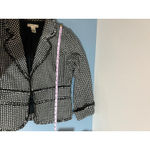 White House | Black Market blazer size 12 black white tweed look officecore Photo 6