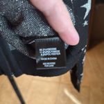 Lucy Paris  Shiny Star Black Silver Sweater Size Medium Photo 3