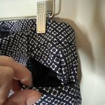 Gap  Navy Blue Floral Print Slim Cut Ankle Pants Women’s Size 14 Photo 4