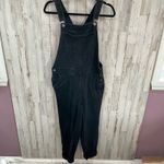 Old Navy  O.G. Straight Black-Wash Jean Overalls for Women Photo 2