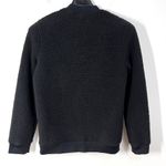 Under Armour Sherpa Bomber Jacket Mens Small Black Full-Zip Ultra-Soft Comfort Photo 2