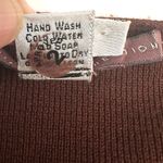 Peruvian Connection  Soft Brown 100% Pima Cotton LS Maxi Dress Made in Peru Photo 4