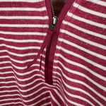 Pilcro Anthropologie Stripe Cropped Quarter Zip Sweatshirt Pullover Medium Comfy Photo 2