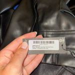 Pretty Little Thing black straight leg leather trouser Photo 2