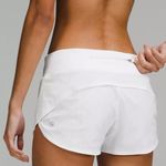 Lululemon Speed Up Shorts 4” White Size 8 Photo 0