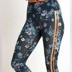 Free People Movement FP Movement Free People High-Rise Ankle Freestyle Floral Leggings XS Blue Print Photo 3
