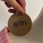 Bibi | Pink “Bride” Embroidered Short Sleeve Sweater Size M Photo 4