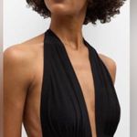 Norma Kamali halter neck Low Back swimsuit, Black, Large, BRAND NEW, $160 Photo 6