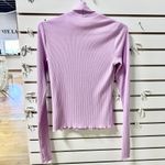 Show Me Your Mumu  Turtleneck Layer Up Rib Knit Sweater Top Lilac Women's Size XS Photo 4