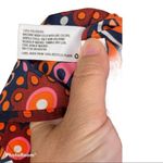 Merona Navy Orange Pattern Sleeveless Top Size Medium Photo 4