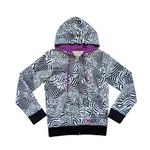 O'Neill Y2K  Abstract Striped Full Zip Jacket Black White Outerwear Hooded Skater Photo 0