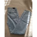 Paige  Verdugo Ankle Jeans Mid/Low Rise Distressed Light Vintage Wash Blue 25 Photo 2
