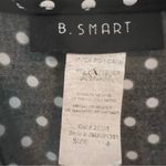 B. Smart  black and white polka dot wrap tulip skirt dress with pockets size 4 Photo 4