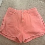 Entro Pink High Waisted Denim Short Photo 0