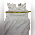 Universal Threads Universal Thread Cream 100% Cotton Long Sleeve Dress Size Medium Photo 15