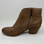 Frye Jennifer Ankle Leather Booties Side Zip Boots Light Brown Women's Size 6.5 Photo 6