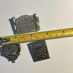 Longaberger Lot Of 3 Pewter Brooch Pins 2 Birds & Blooms 1 Photo 4