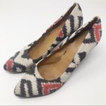 Dries Van Noten Dries Van Notten Tribal Print Heel Pumps Size 10.5 Photo 1