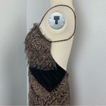 Celo Brown Flowy Raw Edge Snakeskin Print Ribbon Strip Dress M Size M Photo 9