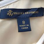 Brooks Brothers Fully lined linen Cream shift dress 8 Photo 4