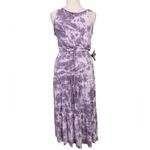 Knox Rose  Lavender Tie-Dye Midi Dress Photo 2