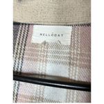 MELLODAY  Longline Oversized Flannel Jacket Shacket‎ Photo 6