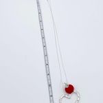 Handmade Gist Jewellery in Scotland Unique Metal Heart Wool Ball Necklace Gift Photo 6