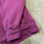 Aritzia TNA Sweatfleece Cozy Fleece Mock Neck Sweatshirt size 1 Mega Fit Maroon Photo 2