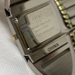 Women’s cuff bangle bracelet watch two tone crystals 36mm quartz running Photo 6