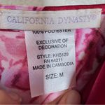 Vintage 90s California Dynasty Pink Floral Satin Slip Dress Womens M Ribbon Size M Photo 5