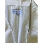 S’EDGE FAUX LEATHER WHITE JACKET BLAZER SIZE SMALL Photo 6