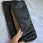 Pioneer Vintage 80s Black Leather Fold Over Clutch. Photo 9