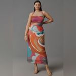 Anthropologie Square-Neck Halter Midi Dress Photo 1