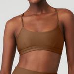 Alo Yoga Airlift Intrigue Sport Bra Brown Size S Photo 2