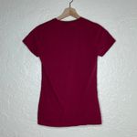 Harry Potter Women's Juniors Deathly Hallows Graphic T-Shirt Burgundy Large Photo 2