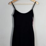 Brandy Melville Kyran Side Stripe Mini Dress Womens One Size Black Sporty Y2K Photo 4