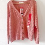 Vince Camuto TWO BY Women's Peach Long Sleeve Button Up Cardigan NWT Photo 4