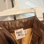 Princess Polly Brown Leather Pants Photo 3