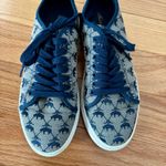 Brooks Brothers  Canvas Gray Navy Logo Sheep Low Top Lace Up Sneakers Photo 4