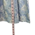 NWT Sofie The Label Blue THE RUMI STRAPLESS TIERED DRESS Floral Embroidered Sm S Photo 11