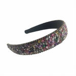 Multicolor Gemstone Sparkly Headband, Holiday Parties, Weddings, Casual Pink Photo 1