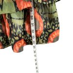 Beulah Style Dress S Abstract Floral Bold Tiered Smocked Forest Fairy Boho NEW Green Photo 10