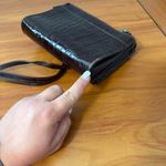 Brighton  Suede Leather Central Park Organizer Crossbody Purse Wallet‎ Pink Brown Photo 10