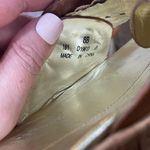 Nike Lab G Series Women's Sandals 8B Brown Woven Strap Slip On Photo 4