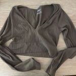 Garage  Long Sleeve Top Grey Photo 0