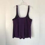 Aqua Green  swimwear purple tankini top padded women plus size 22W Photo 1