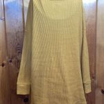 American Eagle mustard yellow sweater soft cozy sweater size small oversized Photo 4