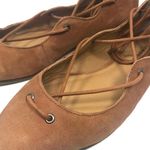 Lucky Brand ucky Brand Brown Billoh Lace-up Pointed Toe Flats Size 8M Photo 3